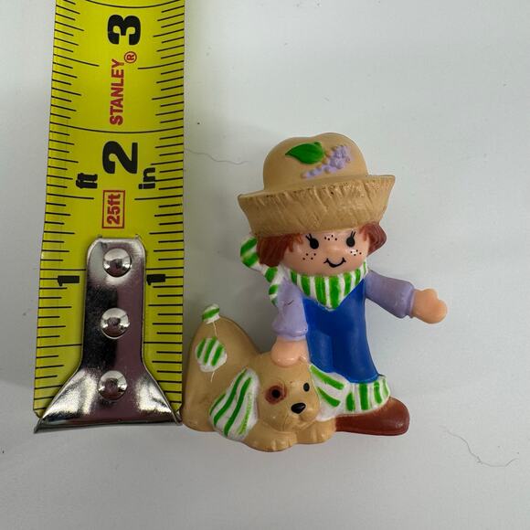 Kenner Huckleberry Pie & Pupcake 1981 Strawberry Shortcake PVC Figure Vintage - Picture 5 of 5